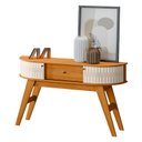 Ver imagem 3 de Rack Bancada e Painel para Tv Cronos com Aparador Estoril e Mesa de Centro Indianápolis Cinamomo Off