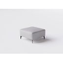 Ver imagem 1 de Sofá Dream Box Moderno Puff 100cm Cinza com Courino Terracota - Rede Móveis