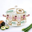 Ver imagem 1 de Caçarola Esmaltada Vintage 3,6l À Indução com Tampa Cake