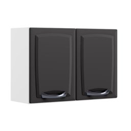 Armário de Cozinha Aéreo Itatiaia Aço 2 Portas New Premium Grafite/Branco - 1 Armário de Cozinha Aéreo Itatiaia Aço 2 Portas New Premium Grafite/Branco - 1