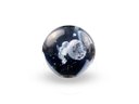 Ver imagem 4 de Luminária Abajur Globo Homem na Lua Led Usb Enfeite Decorativo Esfera de Vidro 3d Base de Madeira