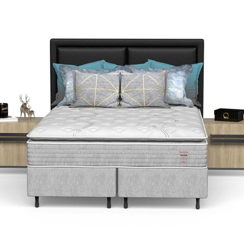Conjunto Box Queen Espuma Prodormir Falcon