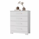 Ver imagem 2 de Cômoda 4 Gavetas Compacta 64cm Lídia
