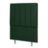 Cabeceira Estofada Cama Box Solteiro Carla 90cm Verde Escuro - 2
