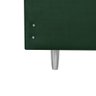 Cabeceira Estofada Cama Box Solteiro Carla 90cm Verde Escuro - 3