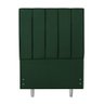 Cabeceira Estofada Cama Box Solteiro Carla 90cm Verde Escuro - 4