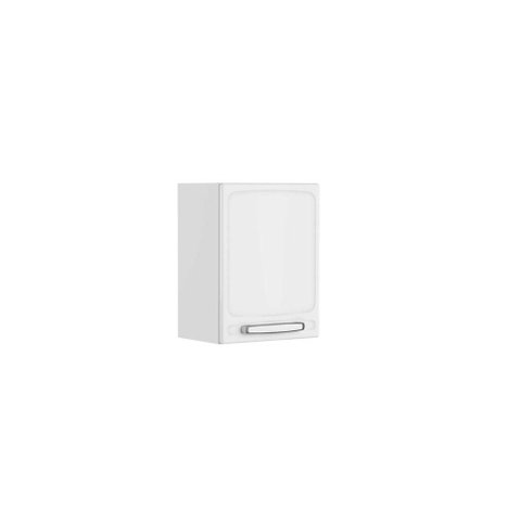 Armário Aéreo Alto de Aço 1 Porta Branco Evidence Bertolini