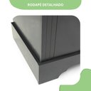Ver imagem 7 de Guarda Roupa Infantil 2 Portas Toledo Cinza