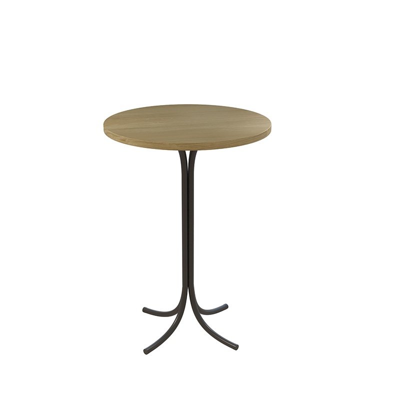 Conjunto Bistrô Café com 3 Banquetas Mais Decor Tampo Siena Junco Mesclado/Marrom - 3