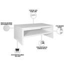 Ver imagem 4 de Kit 02 Suportes para Monitor Ayla M05 Branco - Inoviza