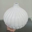Ver imagem 2 de Vaso Decorativo Enfeite Casa Home&Co Cerâmica 20x20x20cm Branco