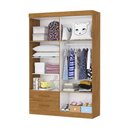 Ver imagem 5 de Guarda Roupa Infantil CR35558 4 Portas Bater 2 Gavetas MDP Madeirado Multimóveis 118,5cm