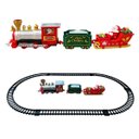 Ver imagem 1 de Trem Natalino Papai Noel Treno Decoraçao Enfeite Casa Sala Trilho Vitrine Loja Festa Celebraçao Fim 