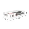 Cama Infantil Montessoriana Helo Solteiro com Colchão - Branca - 4