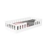 Cama Infantil Montessoriana Helo Solteiro com Colchão - Branca - 1
