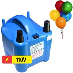 Bomba de Ar Inflador Profisional Bexiga Balões 2 Bicos 110v - 3