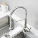 Ver imagem 6 de Torneira Gourmet Misturador Pia Bancada Cozinha Monocomando Quente/Fria Acabamento Escovado