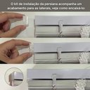 Ver imagem 6 de Persiana Pvc Trilho Metálico 140larg X 140alt Branca