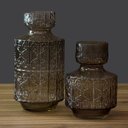 Ver imagem 4 de Vaso Decorativo Enfeite Casa Home&Co 22x16x16cm Vidro Cinza