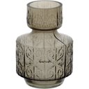 Ver imagem 1 de Vaso Decorativo Enfeite Casa Home&Co 22x16x16cm Vidro Cinza