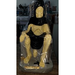 Imagem Exu Tata Caveira Escultura Gesso Estatua 50 Cm - 4