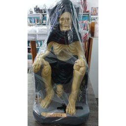 Imagem Exu Tata Caveira Escultura Gesso Estatua 50 Cm - 3