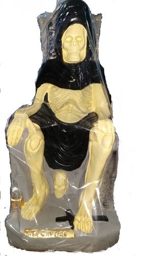 Imagem Exu Tata Caveira Escultura Gesso Estatua 50 Cm - 1