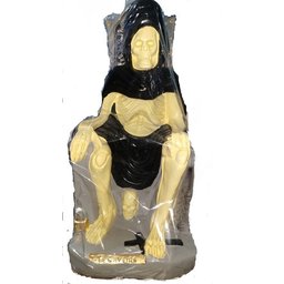Imagem Exu Tata Caveira Escultura Gesso Estatua 50 Cm - 1