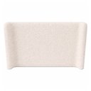 Ver imagem 1 de Cabeceira Corea Queen Curva Orgânico Bouclé Off White - Sallar Home