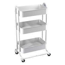 Carrinho Organizador Multiuso 3 Prateleiras - Jolitex - 1