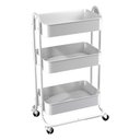 Ver imagem 1 de Carrinho Organizador Multiuso 3 Prateleiras - Jolitex