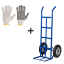 Ver imagem 1 de Carrinho de Carga Armazém 350kg Reforçado Metalosa com Luva de Malha Uso Geral Vonder