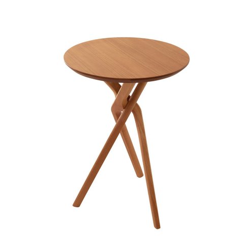 Mesa Bistrô Tampo Redondo 60cm x 100cm Hope Marrom/Cinamomo/Imbuia