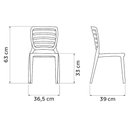 Ver imagem 6 de Kit 2 Cadeiras Infantis Tramontina Sofia Amarelo Plástico 3+