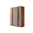 Ver imagem 7 de Guarda Roupa 4 Portas e 2 Gavetas Grécia Naturale - Rufato