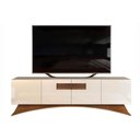 Ver imagem 1 de Rack Dj Aurora Off White/marroquim Dj Móveis