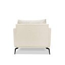 Ver imagem 6 de Kit 2 Poltronas Decorativa Livorno Linho com Pés em Aço Ssx Multicoisas Natural