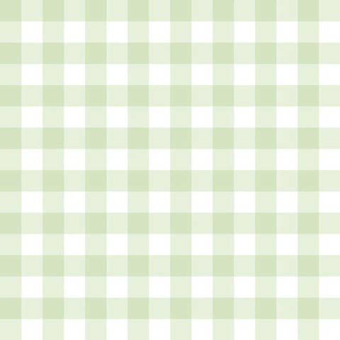 Papel de Parede Doce Estilo Xadrez Verde 82274