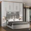 Ver imagem 1 de Guarda Roupa Casal 1220SK 5 Portas 6 Gavetas MDF-MDP Carvalho Móveis Ilan 271.4cm