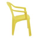 Ver imagem 3 de Cadeira Tramontina Ilhabela Polipropileno Matte Amarelo Tramontina