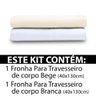 Kit 2 Fronhas De Travesseiro De Corpo Percal 180 Fios 130x40cm - BF Colchões - 3