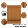 Painel Ripado para Tv até 75 Polegadas Intense com Nicho 184cm - 9