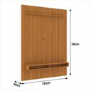 Ver imagem 2 de Painel Ripado para Tv até 75 Polegadas Intense com Nicho 184cm