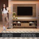 Ver imagem 5 de Rack com Painel para Tv até 65 Polegadas com Pés Rustic Texas Madesa