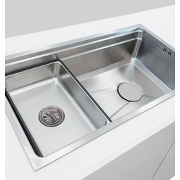 Cuba Pia Cozinha Gourmet Completa Premium 78x43 Aço Inox 304 Escovado Brinovar - 6