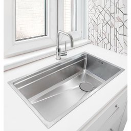 Cuba Pia Cozinha Gourmet Completa Premium 78x43 Aço Inox 304 Escovado Brinovar - 4