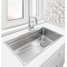 Cuba Pia Cozinha Gourmet Completa Premium 78x43 Aço Inox 304 Escovado Brinovar - 4