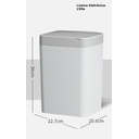 Ver imagem 3 de Lixeira Eletronica C/ Sensor De Toque 15 Lts, Recarregável