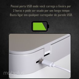 Lixeira Eletronica C/ Sensor De Toque 15 Lts, Recarregável - 4