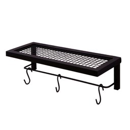 Prateleira de Cozinha / Banheiro com Tela Expandida Metal e Suporte Toalhas Inferior Resistente À Ág - 3